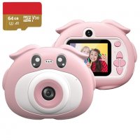 Дигитален детски фотоапарат STELS W320, 64GB SD карта, Игри, Камера, снимка 9 - Фотоапарати - 40181018