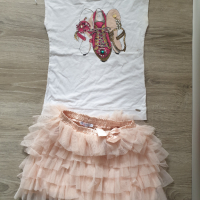 Маркови блуза и пола за момиченце , снимка 1 - Поли - 36317040