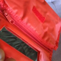 Чанта от промазан плат с огледало за козметика принадлежности-лекарства и други 155х115мм, снимка 5 - Чанти - 40430763