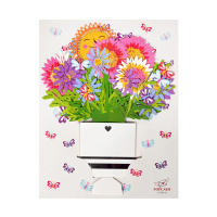 Луксозна 3D картичка "Букет" с плик и място за надписване на пожелание., снимка 9 - Декорация за дома - 44712245