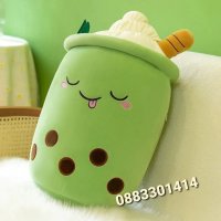 Плюшен шейк Бабъл Boba Tea Bubble Tea Cup , снимка 7 - Плюшени играчки - 41604411