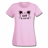Дамска тениска Crazy Cat Lady,Котки,Животни,Развлекателни, снимка 6 - Тениски - 36427875