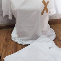 памучни дамски тениски с гумирано лого , снимка 1 - Тениски - 44294114