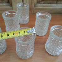 Стъклени чаши чашки, снимка 5 - Антикварни и старинни предмети - 36084093
