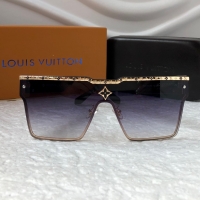 Louis Vuitton 2022 висок клас мъжки слънчеви очила унисекс дамски тип маска, снимка 5 - Слънчеви и диоптрични очила - 36063830