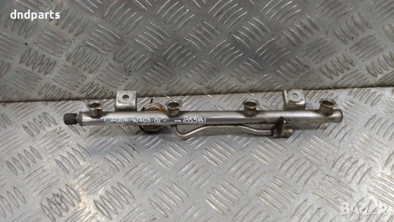 Горивна рейка Mercedes C200K W203 2001г.	, снимка 1