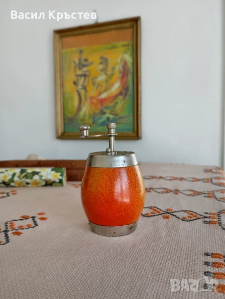 Дървена мелничка за черен пипер - "Родина", снимка 1