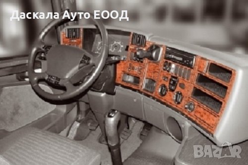 Силиконов стикер Махагон за Скания Scania R 2004-2009г. , 46 части, снимка 1