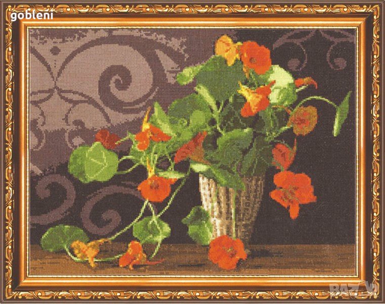 гоблен "ЛАТИНКИ" Д 46 - шев 1:1/1:4; 31 цвята, снимка 1