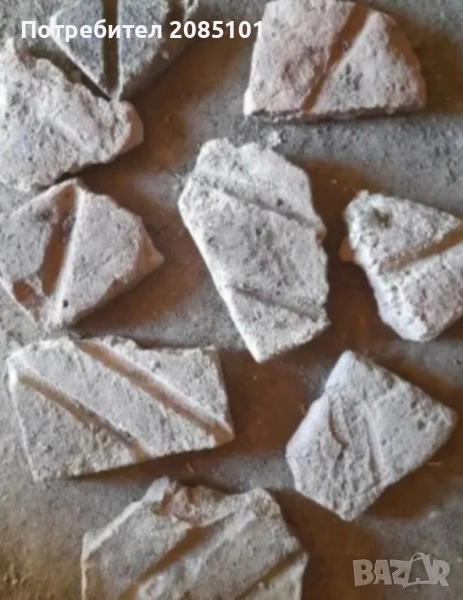 Парчета от ретро тухли, снимка 1