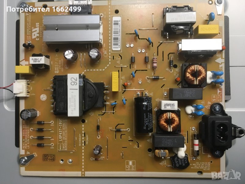 Power board EAX68304102(1.0),TV LG,mod.43UP751C0ZF, снимка 1