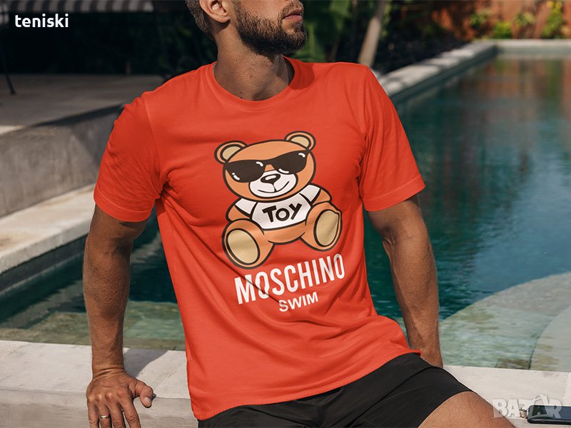  Мъжка тениска MOSCHINO 5 модела всички размери , снимка 1