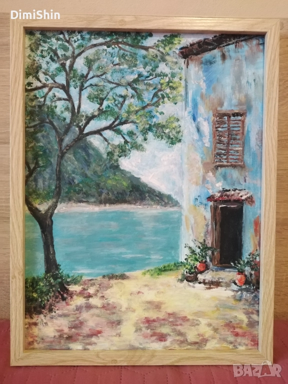 Картина с акрилни бои 30/40 в рамка , снимка 1