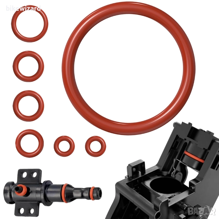 7 бр. О-пръстен за опорен клапан за кафемашина, изходен клапан за варене, съвместим с Philips Saeco , снимка 1