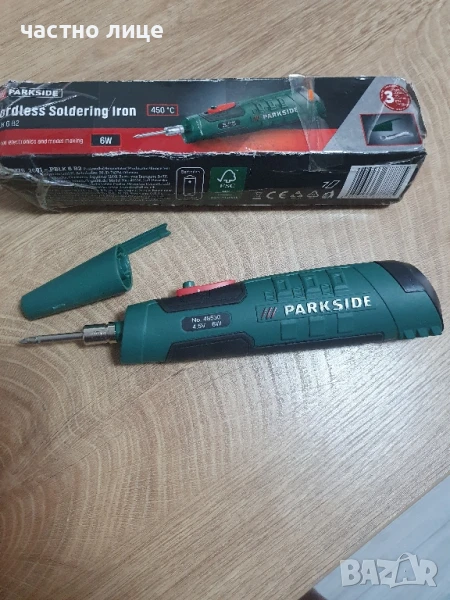 Акумулаторен поялник на батерии Parkside , снимка 1