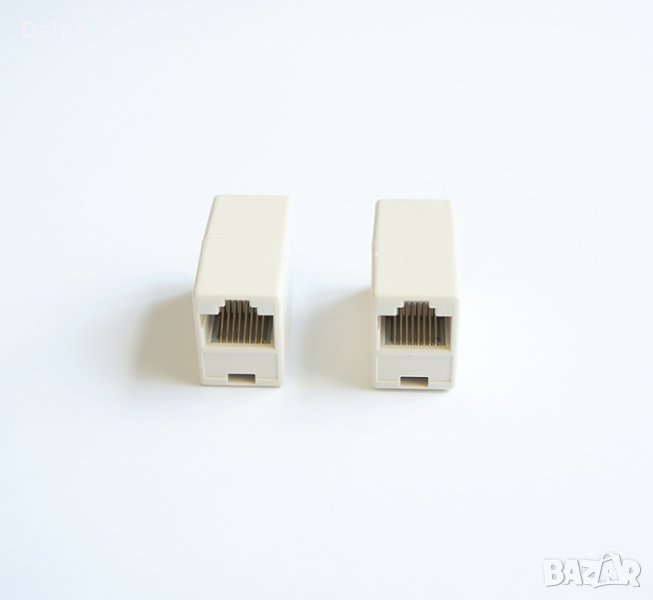 Розетка/кутия снадка за LAN RJ45 8pin(ж), снимка 1
