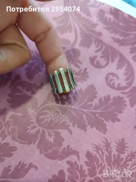 сребърен пръстен 25лв , снимка 1