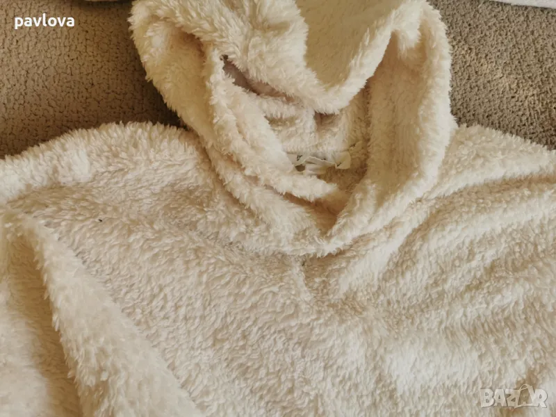 Пуловер цвят екрю, снимка 1