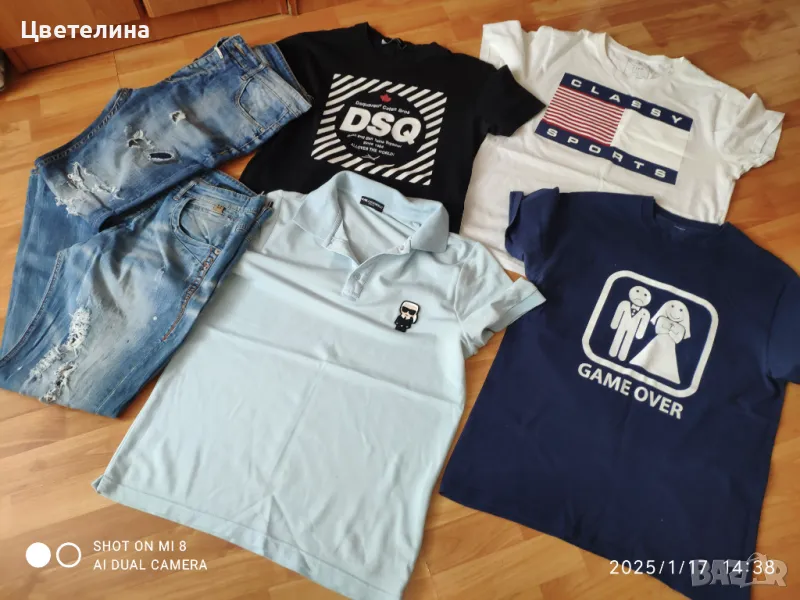 Мъжки тениски размер М, снимка 1