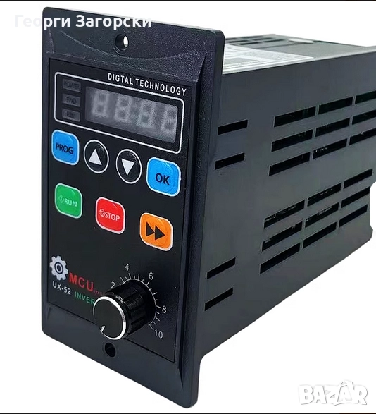 Честотен трифазен векторен инвертор 0,75kW, снимка 1