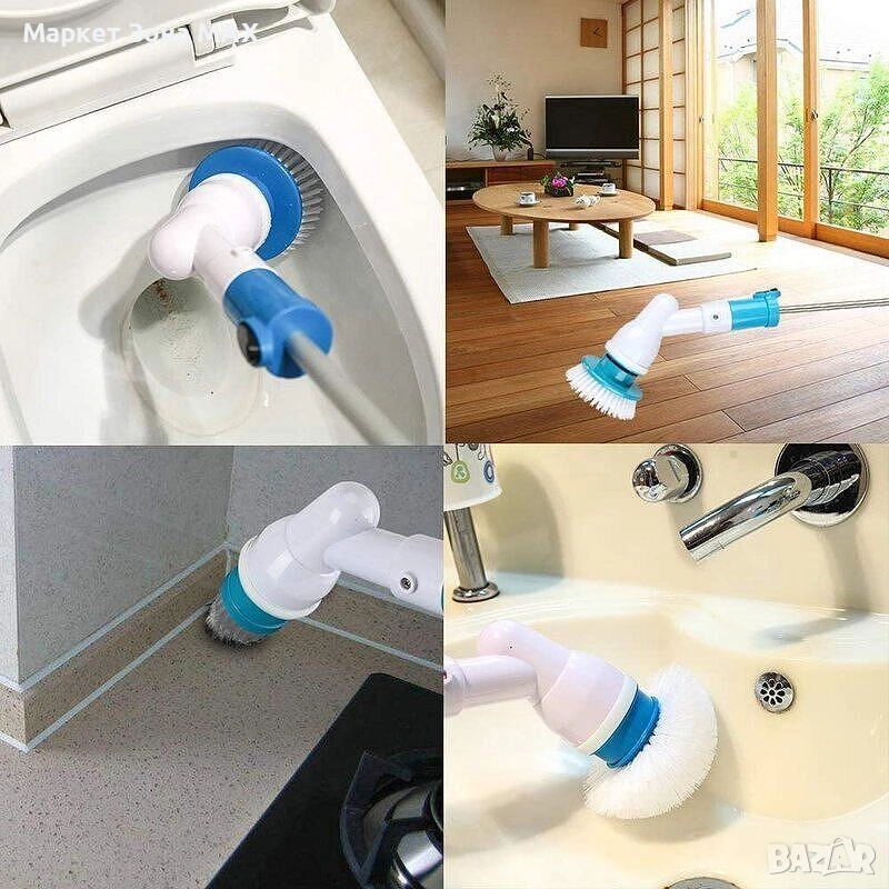 Универсална Четкa За Почистване на Баня SPIN SCRUBBER PRO - Гаранция 12 месеца , снимка 1