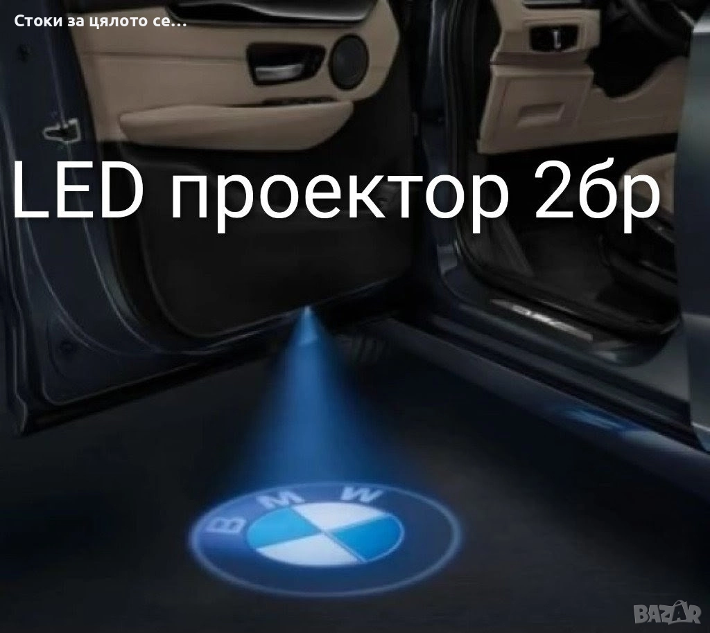 LED лого проектор за врати на кола, снимка 1