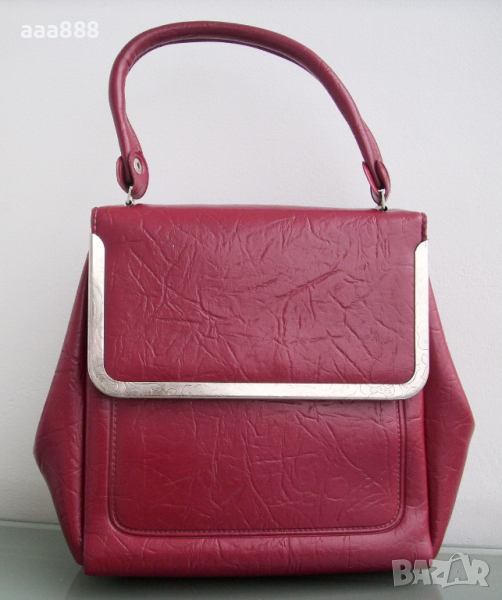 Дамска ретро чанта къса дръжка, снимка 1