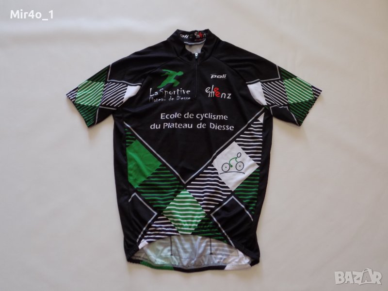 вело джърси poli тениска екип мъжко шосе колоездене оригинално спорт L, снимка 1