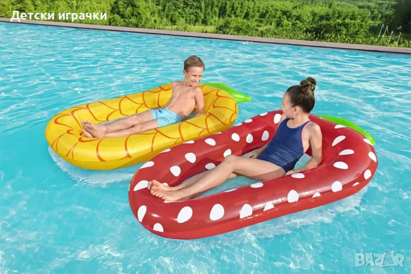 Надуваем дюшек Bestway Sweet Summer,186x112 см, ананас/ягода, снимка 1