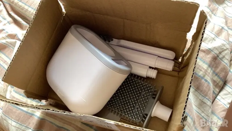 🚽 Тоалетна силиконова четка с гъвкава глава , снимка 1