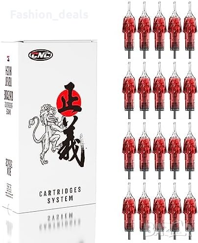 Нов Комплект 20 броя RS касети игли за еднократна употреба Татуировка, снимка 1