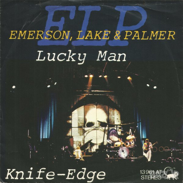 Грамофонни плочи Emerson, Lake & Palmer – Lucky Man / Knife-Edge 7" сингъл, снимка 1