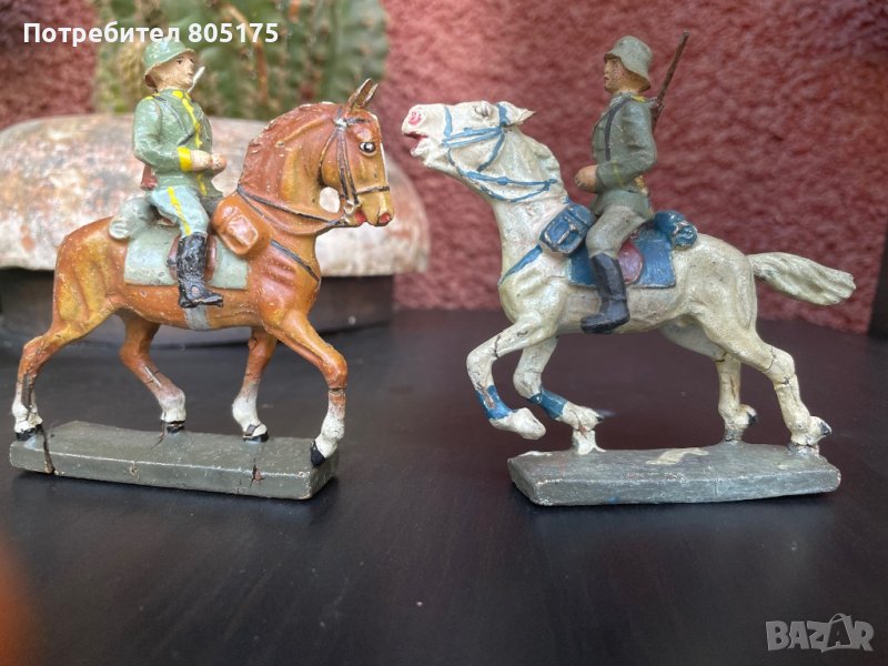 Стари фигурки войници от 30-те год на миналия век.Elastolin , Lineol, снимка 1