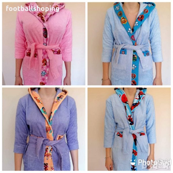 Детски халати с анимации за момче или момиче - 4 вида, снимка 1