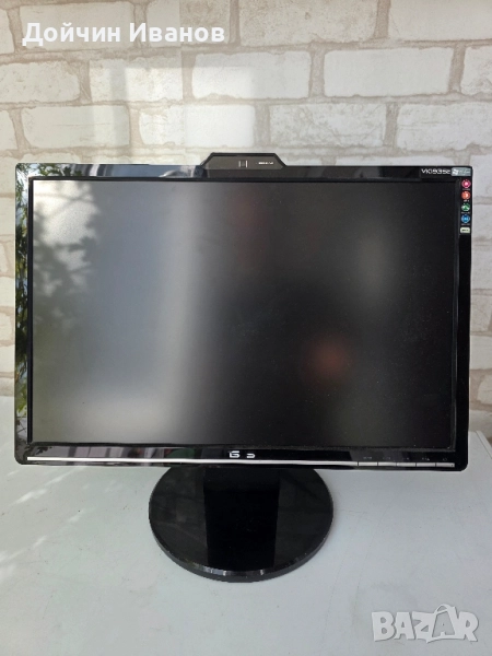 Монитор ASUS VK193SE 19" с камера и говорители – 1440x900, 5ms, VGA, снимка 1