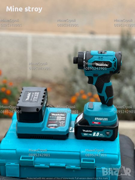 БЕЗЧЕТКОВ Акумулаторен Импакт МАКИТА 36v 8Ah Makita impact, снимка 1