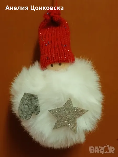 Коледна играчка ест.косъм, снимка 1