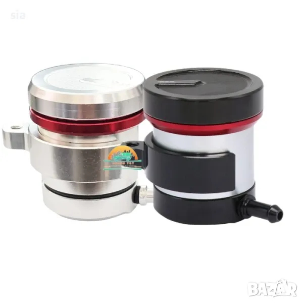 Резервоар за спирачна течност на мотор, сив или черен, снимка 1