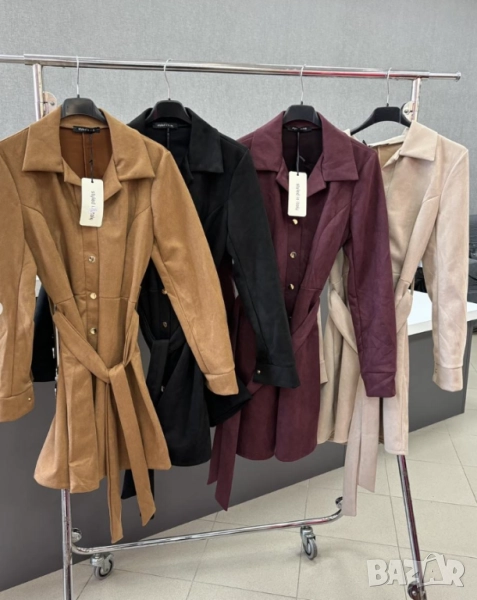  ⭐️Къси велурени рокли с коланче , снимка 1