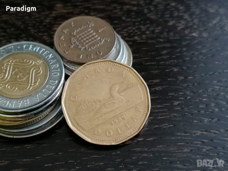 Монета - Канада - 1 долар | 1989г., снимка 1