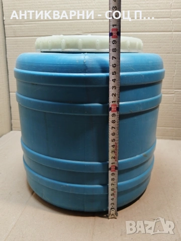 Старо Соц Българско Пластмасово Буре, Бидонче. / 18 Литра. / НОМЕР 942., снимка 9 - Антикварни и старинни предмети - 53660901