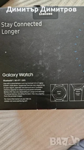 Часовник samsung galaxy watch, снимка 3 - Смарт часовници - 55943108