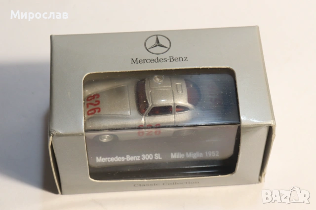 1:72 MERCEDES BENZ 300 SL ИГРАЧКА КОЛИЧКА МОДЕЛ, снимка 3 - Колекции - 53632555