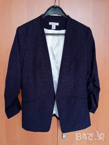 Тъмно синьо сако НМ, снимка 3 - Сака - 48650231