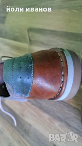 Кожени шити обувки от Албания-46 номер, снимка 5 - Маратонки - 53777966