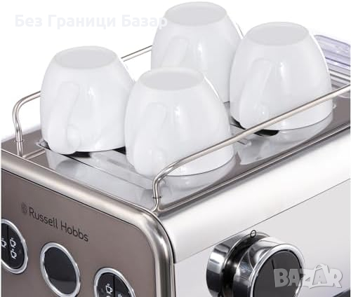 Нова Еспресо Машина с Млечна Пяна, Термоблок, 1350W, Russell Hobbs, снимка 8 - Кафемашини - 44572444