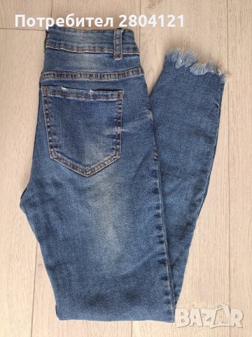 Тъмносини дамски дънки, снимка 3 - Дънки - 40854143