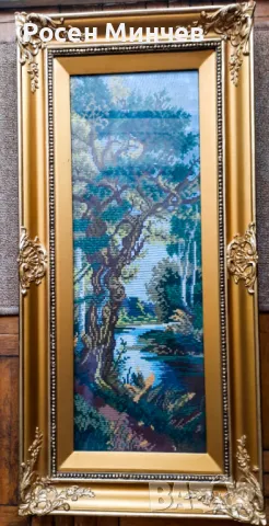 Продавам ръчно ушити комплект гоблени -  Китайска Пролет и Есен