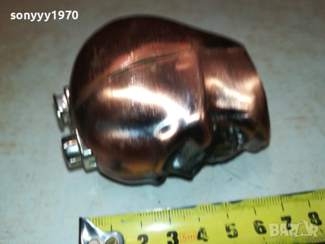 ЧЕРЕП-МЕТАЛНА ЗАПАЛКА-ВНОС SWISS 0709251635, снимка 6 - Колекции - 51633861