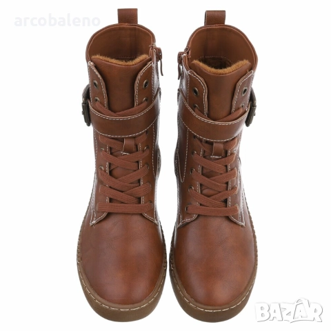 Дамски боти с връзки, 3цвята , снимка 17 - Дамски боти - 52022819